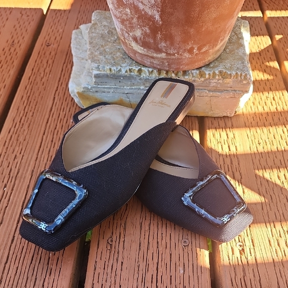 Sam Edelman Black Mules with Cushioned Sole - Picture 7 of 7